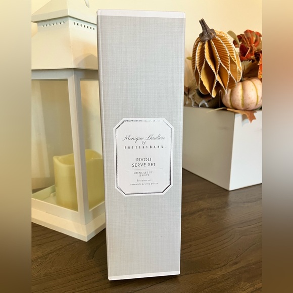 Pottery Barn & Monique Lhuillier Rivoli Serve Set - Picture 1 of 7